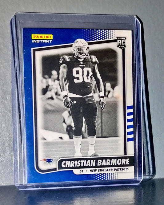 Christian Barmore 2021 Panini NFL Black and White Rookies #43 Card 1/2728 - Football Card Single