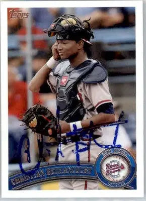 Christian Bethancourt - 2011 Topps Pro Debut - #295 - AUTO Baseball - Baseball Card Single