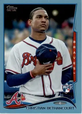 Christian Bethancourt - 2014 Topps - #447 - Blue RC Baseball - Baseball Card Single