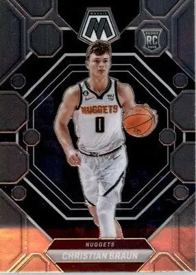 Christian Braun - 2022-23 Panini Mosaic - #240 - RC Basketball - Basketball Card Single