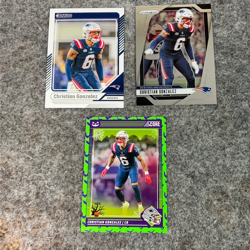Christian Gonzalez New England Patriots Football Card 2024 NFL Sports You Pick - Football Card Single