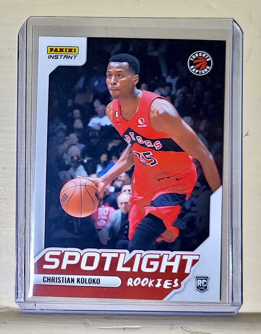 Christian Koloko 2022-23 Panini NBA #33 Spotlight Rookies Card 1/965 - Basketball Card Single