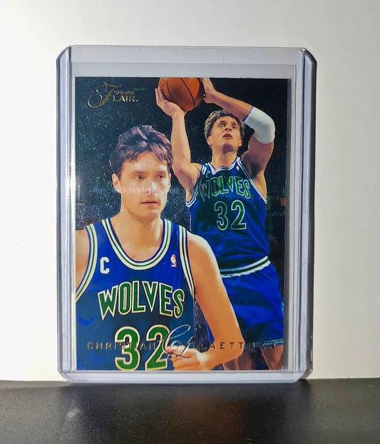 Christian Laettner 1995-96 Flair NBA #79 Card Timberwolves - Basketball Card Single