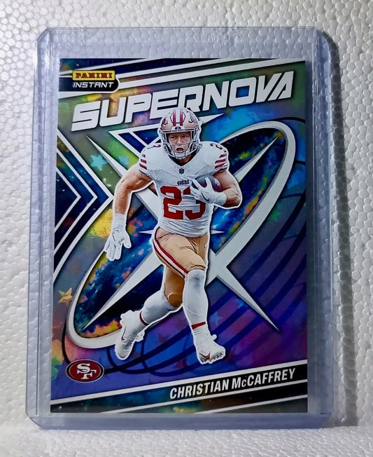 Christian McCaffrey 2023 Panini NFL #9 Supernova Football Card 49ers 1/481 - Football Card Single