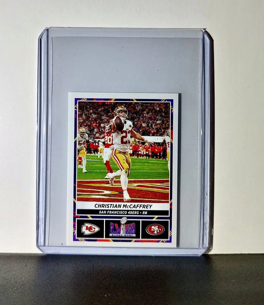 Christian McCaffrey 2024 Panini NFL Sticker #31 Super Bowl San Francisco 49ers - Football Card Single