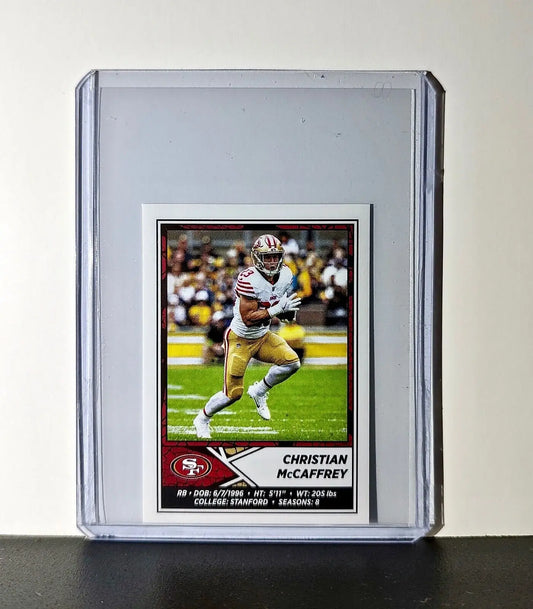 Christian McCaffrey 2024 Panini NFL Sticker #524 San Francisco 49ers - Football Card Single