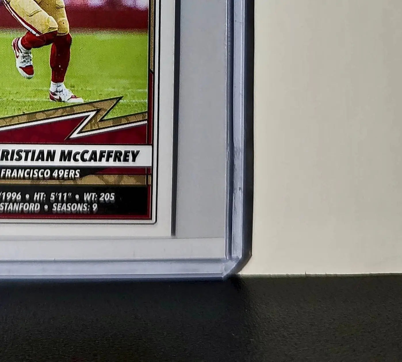 Christian McCaffrey 2025 Panini NFL #521 Sticker 49ers