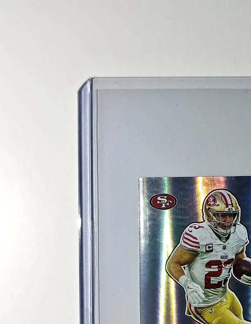 Christian McCaffrey 2025 Panini NFL #523 Foil Sticker 49ers