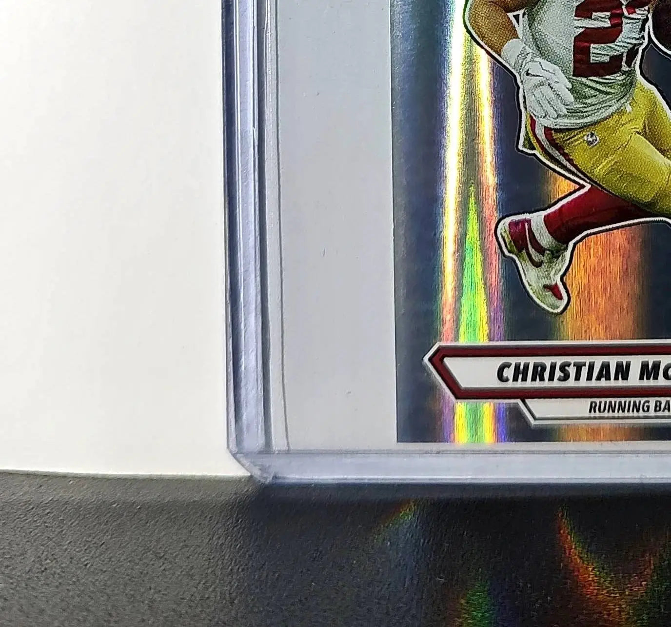 Christian McCaffrey 2025 Panini NFL #523 Foil Sticker 49ers - Football Card Single