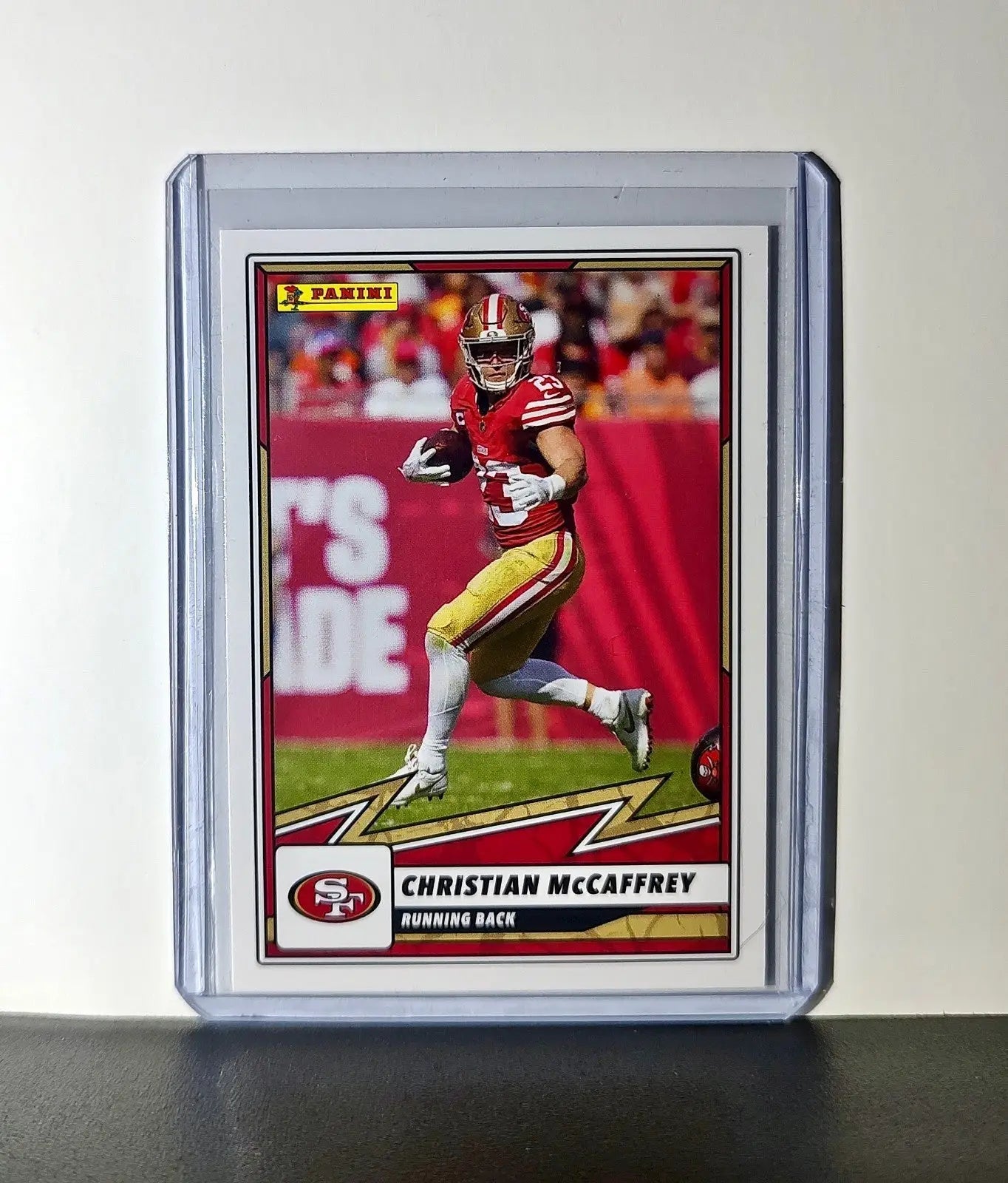 Christian McCaffrey 2025 Panini NFL #68 Sticker Card San Francisco 49ers - Football Card Single