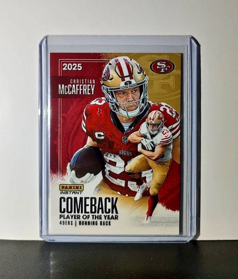 Christian McCaffrey 2025 Panini NFL Comeback Player of the Year Card 1 of 173 - Football Card Single