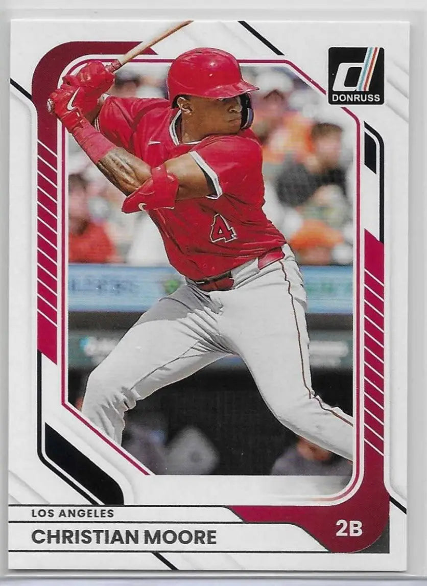 Christian Moore #62 2026 Panini Donruss (1420) - Baseball Card Single
