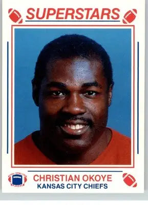 Christian Okoye - 1990 Ralston Purina Superstars - #NNO - Football - Football Card Single