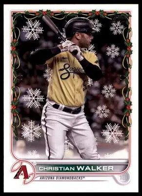Christian Walker 2022 Topps Holiday #HW3 Arizona Diamondbacks - Baseball Card Single