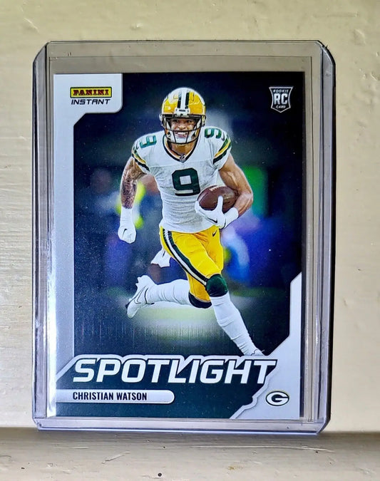 Christian Watson 2022 NFL Panini #12 Spotlight Rookie Football Card 1/603 - Football Card Single