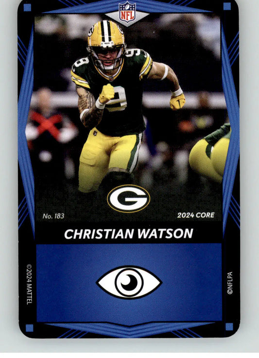 Christian Watson - 2024 UNO Elite Core Edition - Blue - #183 - Football