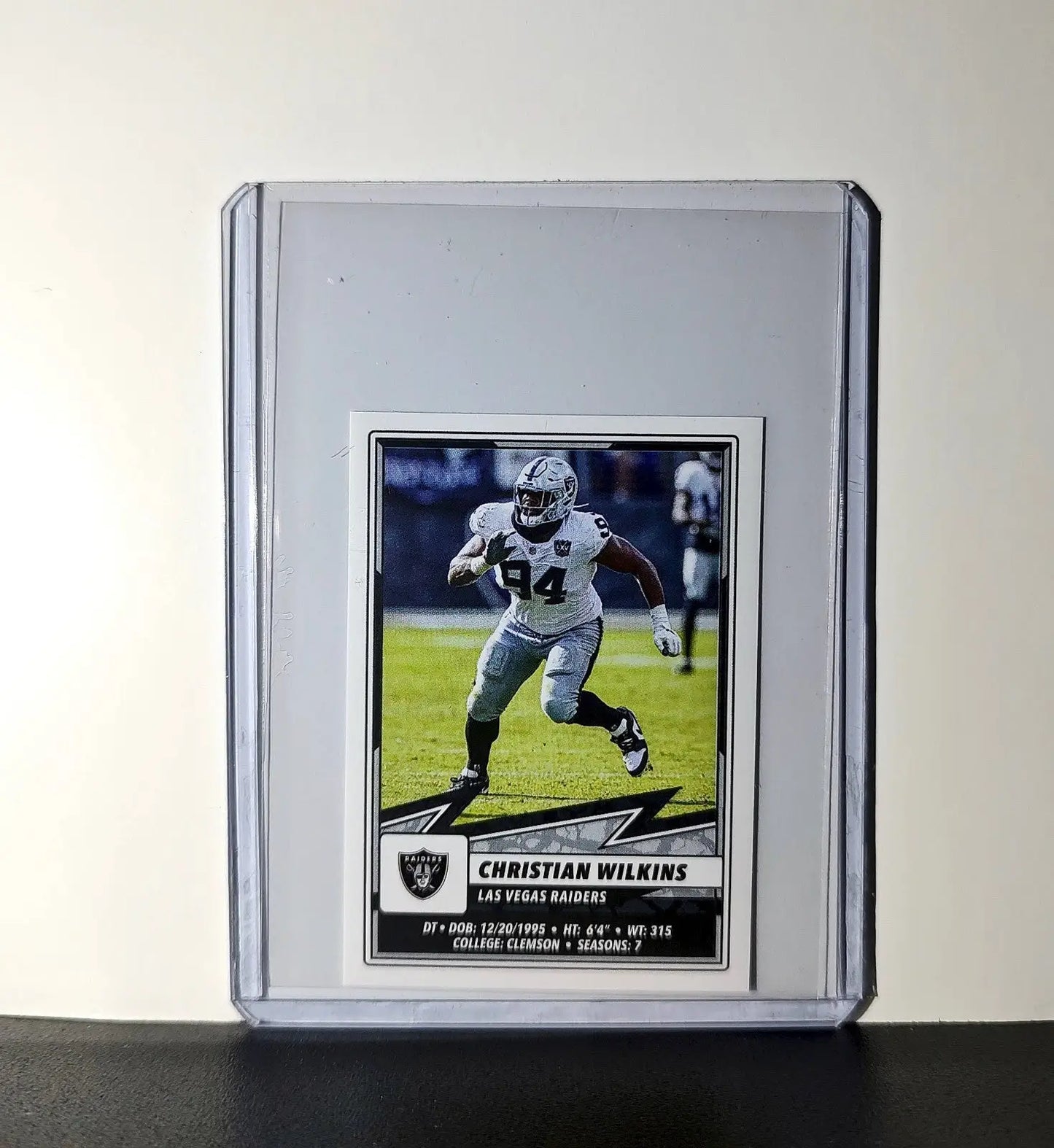 Christian Wilkins 2025 Panini NFL #271 Sticker Las Vegas Raiders
