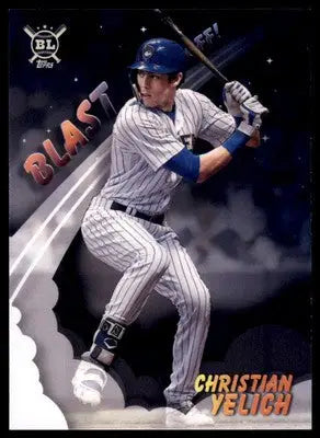 Christian Yelich 2019 Topps Big League Blast Off! #BO-7 Milwaukee Brewers - Baseball Card Single