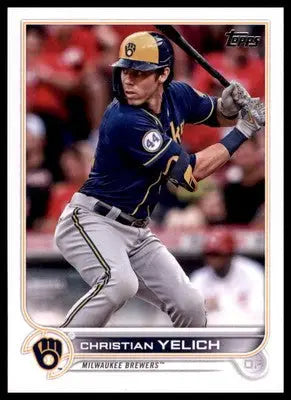Christian Yelich 2022 Topps #288 Milwaukee Brewers - Baseball Card Single