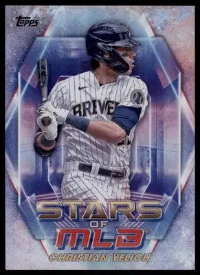 Christian Yelich 2023 Topps Stars of MLB #SMLB-11 Milwaukee Brewers - Baseball Card Single