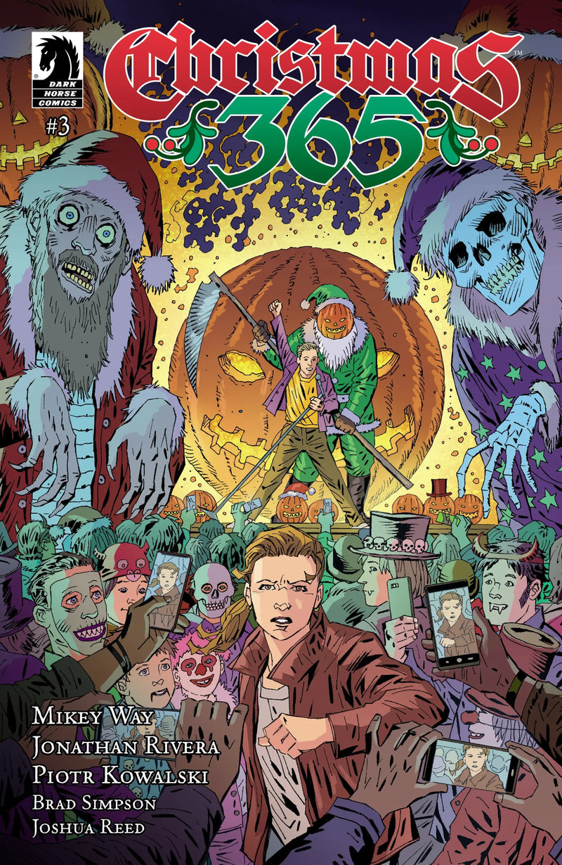 Comic book cover for Christmas 365 #3 featuring Piotr Kowalski artwork