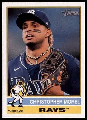Christopher Morel 2025 Topps Heritage #299 Tampa Bay Rays - Baseball Card Single