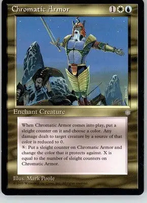 Chromatic Armor - Ice Age - LP Magic: The Gathering - Magic Card Single