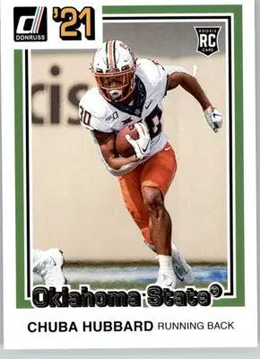Chuba Hubbard - 2021 Panini Chronicles Draft Picks - #46 - Football - Football Card Single