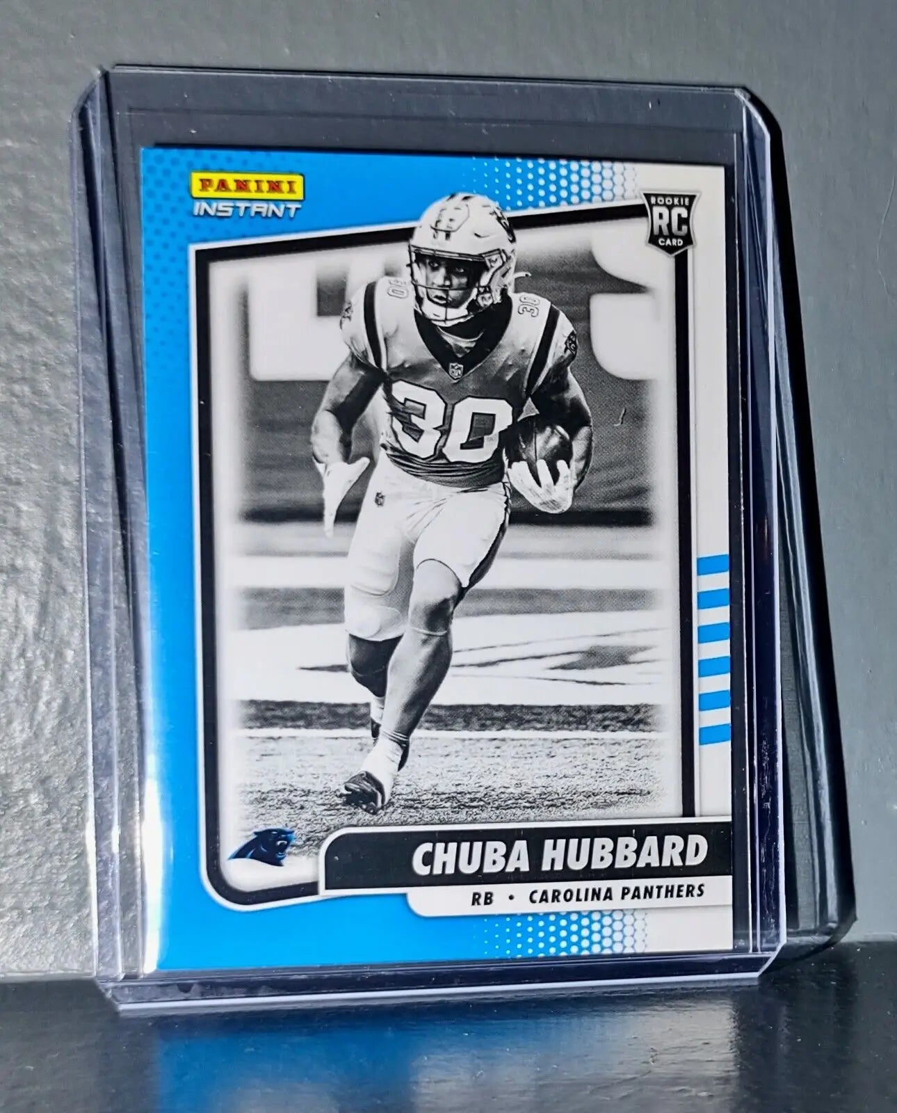 Chuba Hubbard 2021 Panini NFL Black and White Rookies #31 Card 1/2728 - Football Card Single