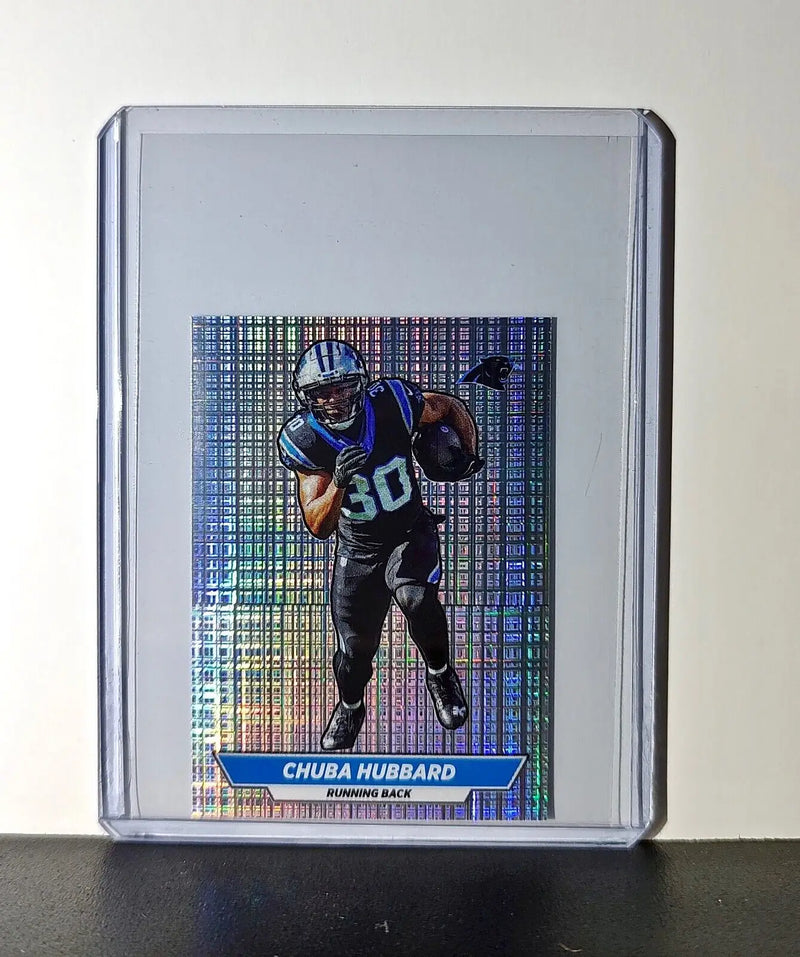 Chuba Hubbard 2024 Panini NFL Sticker #452 Foil Carolina Panthers