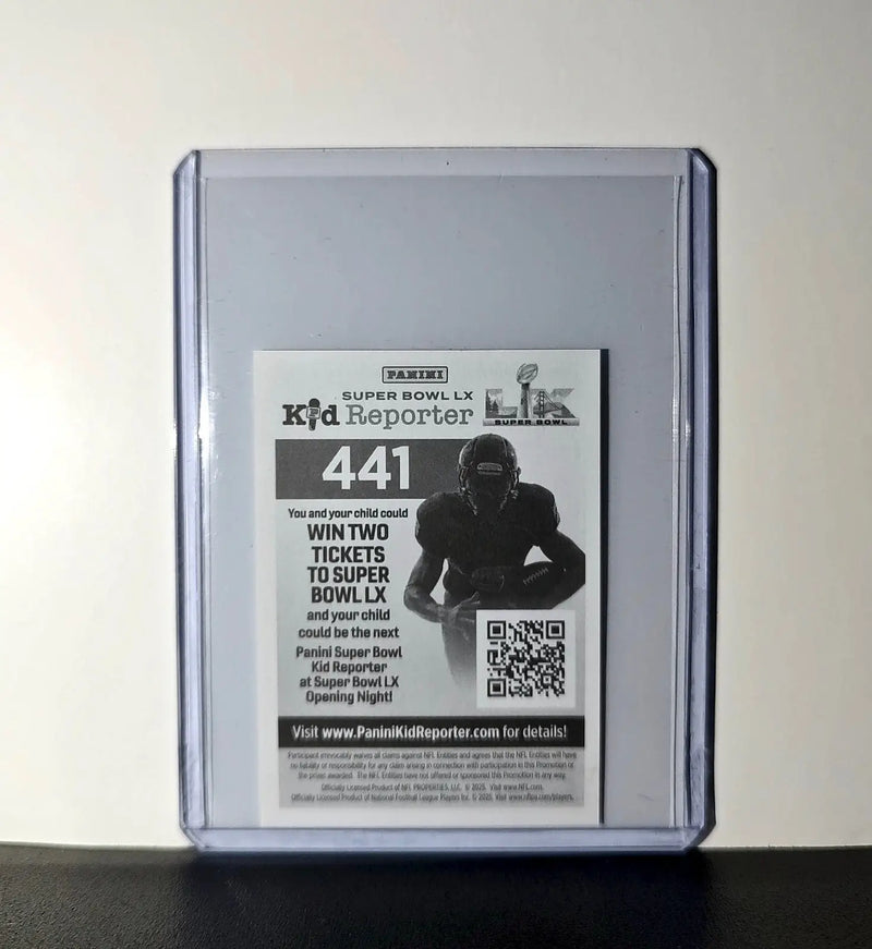 Chuba Hubbard 2025 Panini NFL #441 Sticker Carolina Panthers