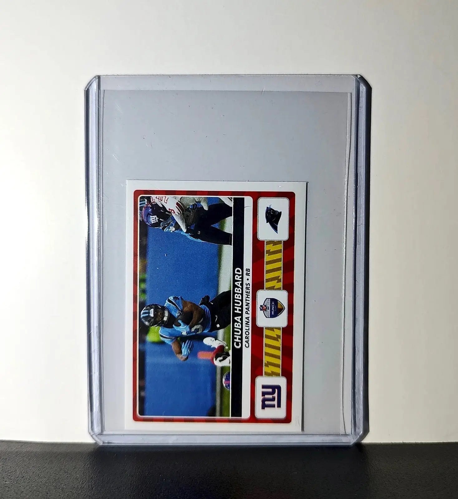 Chuba Hubbard 2025 Panini NFL #6 Munich Game Sticker - Other