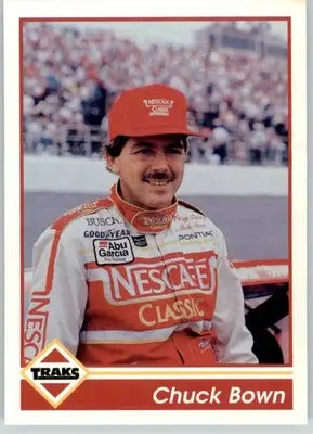 Chuck Bown - 1992 Traks - #63 - Racing - Racing Card Single