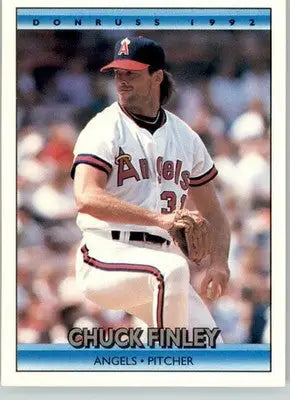 Chuck Finley - 1992 Donruss - #255b - Baseball - Baseball Card Single