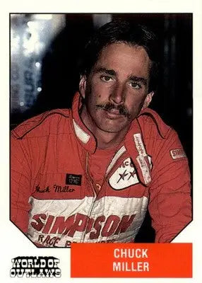 Chuck Miller - 1988 World of Outlaws - #41 - Racing - Racing Card Single