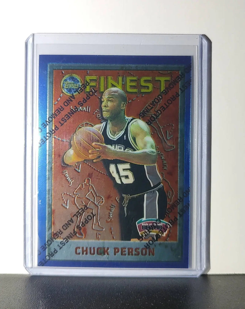 Chuck Person 1995-96 Topps Finest NBA #146 Card San Antonio Spurs