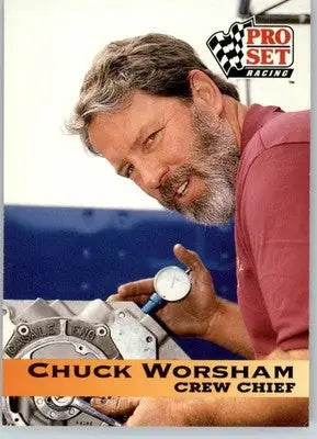 Chuck Worsham - 1992 Pro Set NHRA - #158 - Racing - Racing Card Single