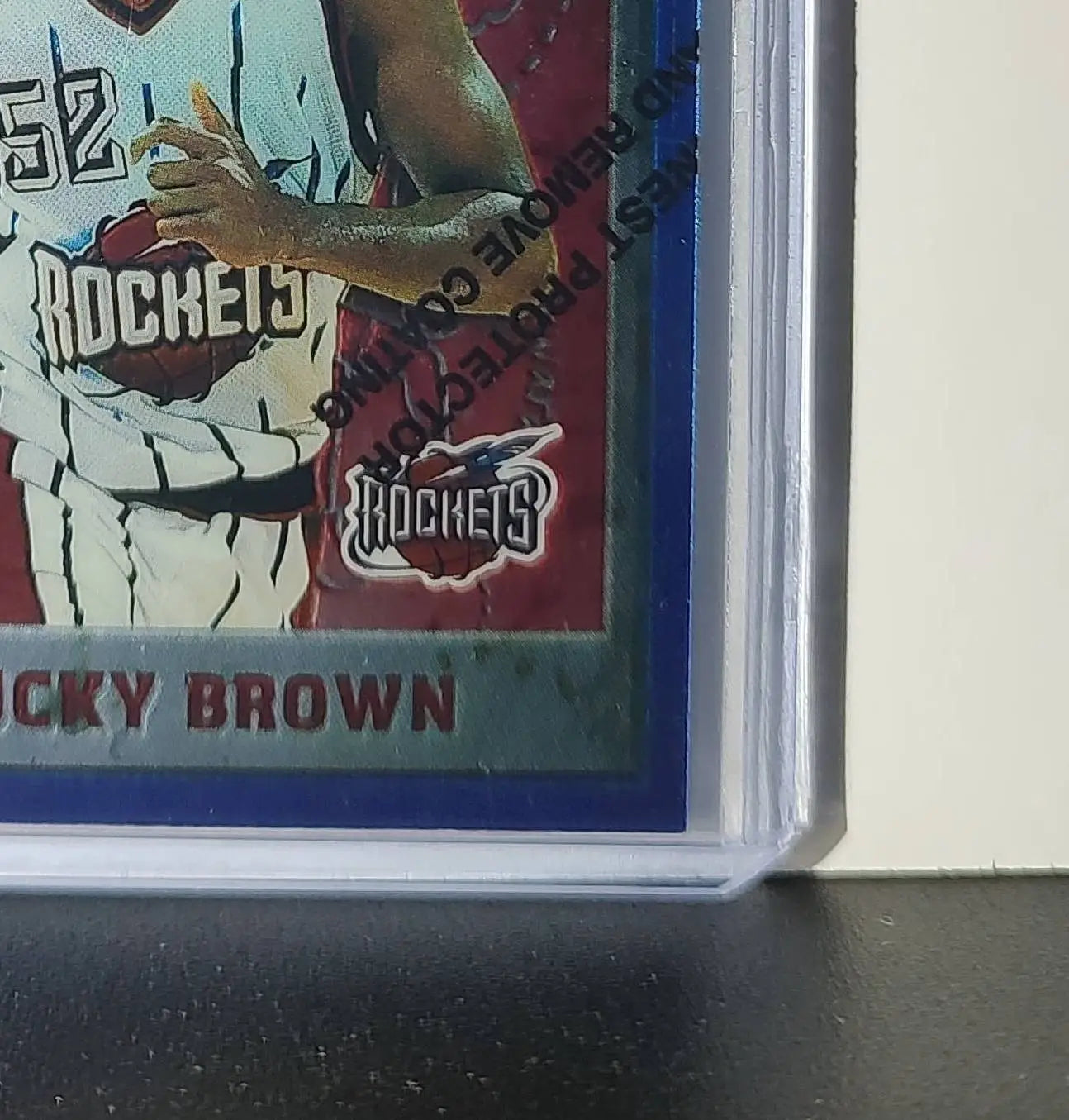 Chucky Brown 1995-96 Topps Finest NBA #141 Card Houston Rockets - Basketball Card Single