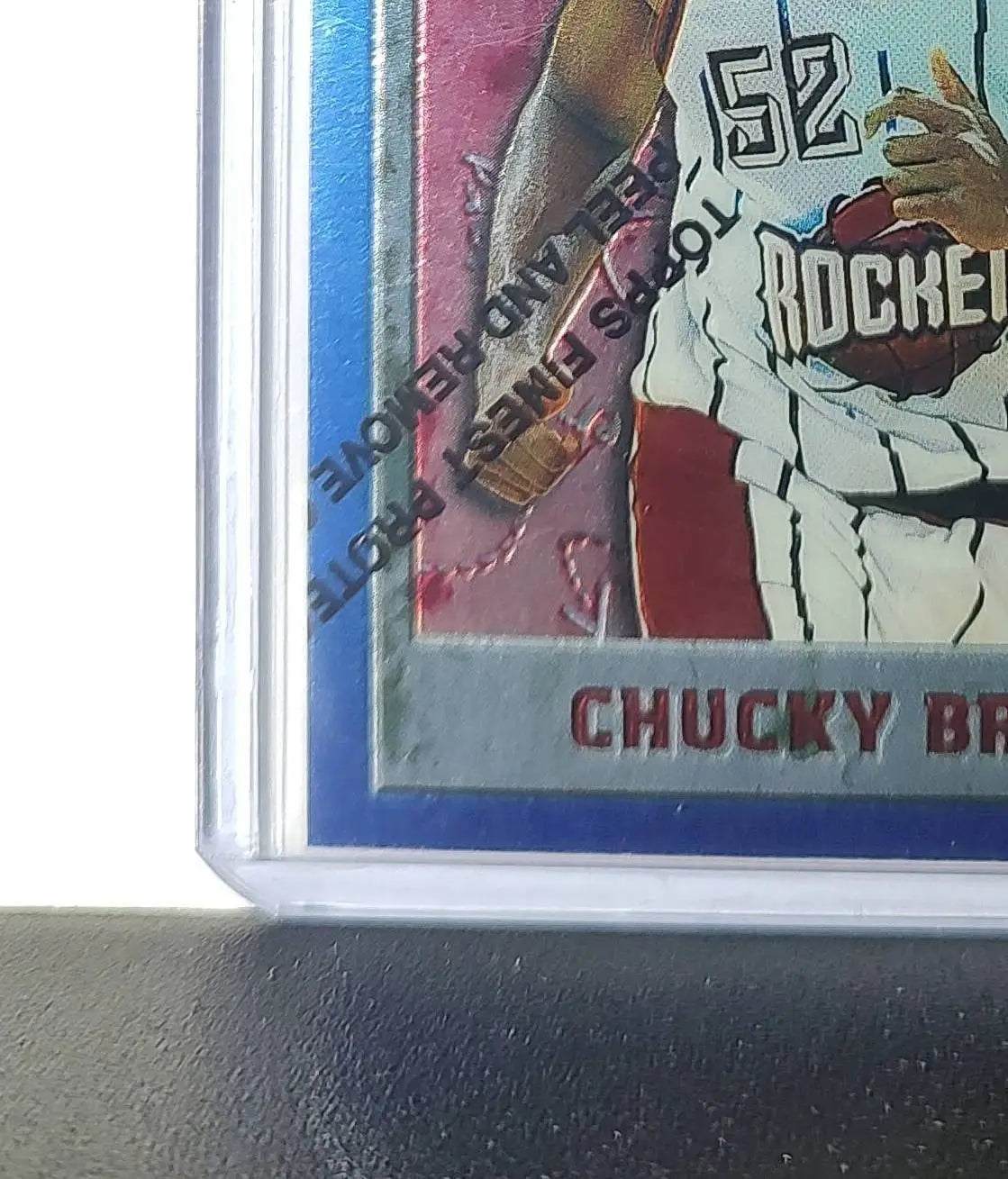 Chucky Brown 1995-96 Topps Finest NBA #141 Card Houston Rockets - Basketball Card Single