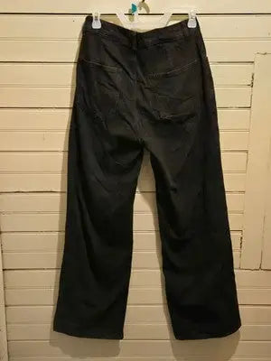 CIDER Pants Womens S Black Wide Leg High Rise Casual Trousers Utility Pockets - Apparel
