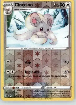 Cinccino - Brilliant Stars - 125/172 - Reverse Holo LP Pokemon - Pokémon Card Single
