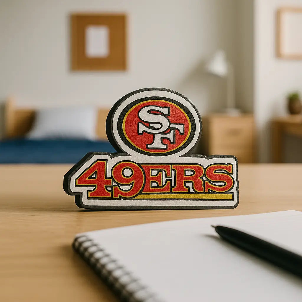 Cincinnati Bengals Head Logo Sign | 3D Printed NFL Football Desk & Wall Display