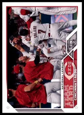 Cincinnati Reds 2023 Topps #610 Cincinnati Reds - Baseball Card Single