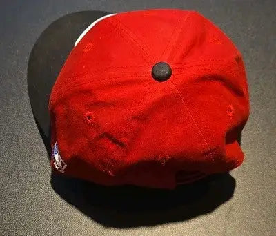 Cincinnati Reds Hat Lot With Elly Graded With 8 Card W Small Writing On Inside - Apparel
