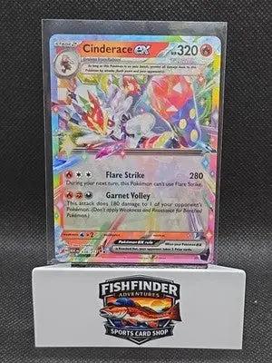 Cinderace ex 028/142 Sv07: Stellar Crown Holo - Pokémon Card Single