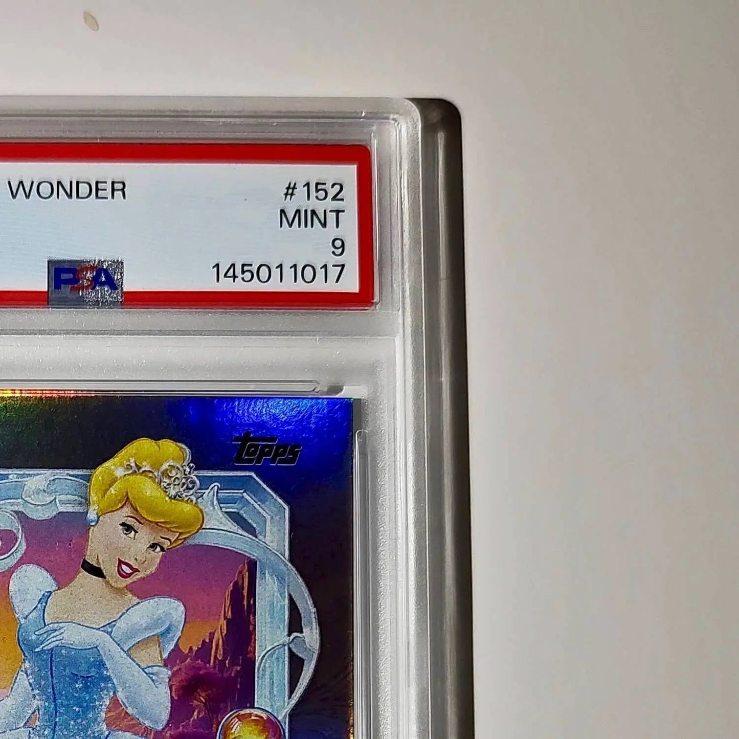 Cinderella 2025 Topps Disney Cartoon Princess #152 Card Cinderella PSA 9 MT - Non-Sports Card Single