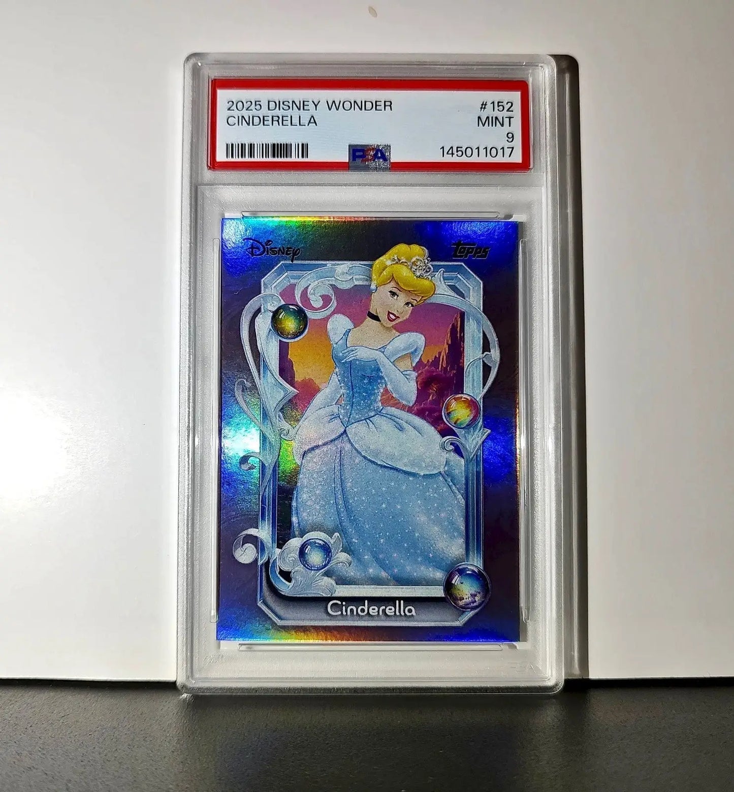 Cinderella 2025 Topps Disney Cartoon Princess #152 Card Cinderella PSA 9 MT - Non-Sports Card Single