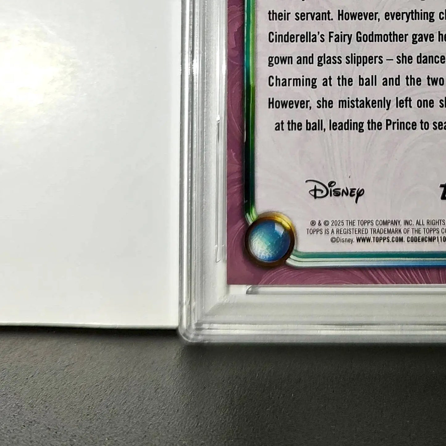 Cinderella 2025 Topps Disney Cartoon Princess #152 Card Cinderella PSA 9 MT - Non-Sports Card Single
