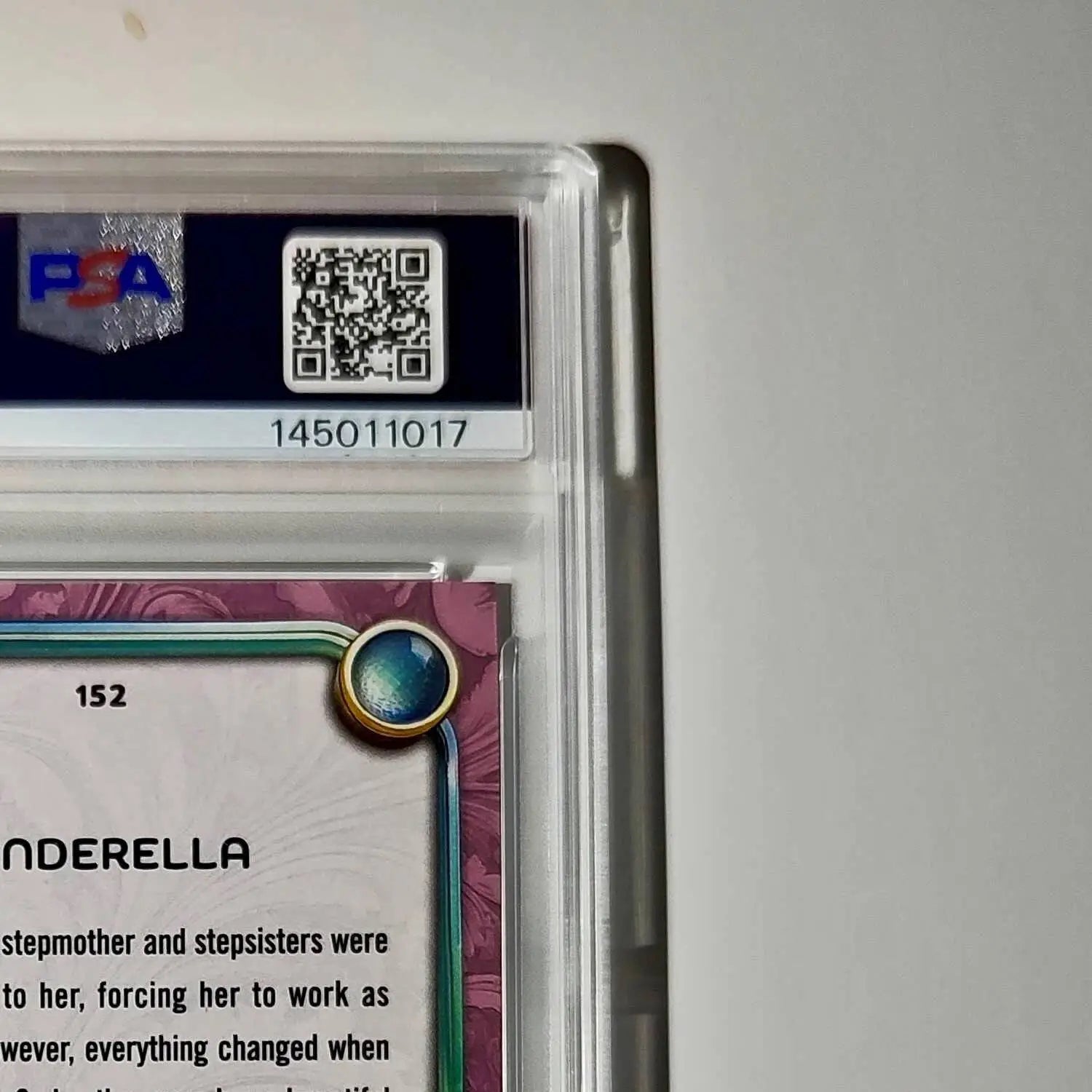 Cinderella 2025 Topps Disney Cartoon Princess #152 Card Cinderella PSA 9 MT - Non-Sports Card Single