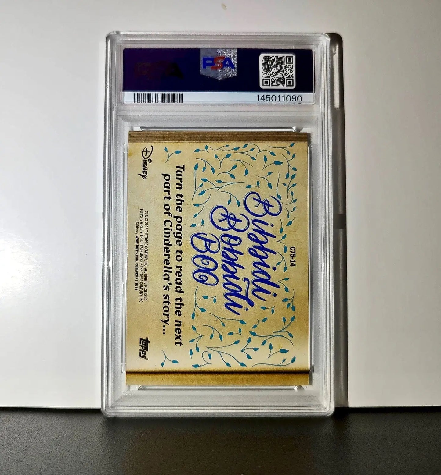 Cinderella boards her magic carriage ride 2025 Topps Disney #C75-14 PSA 9 - Non-Sports Card Single